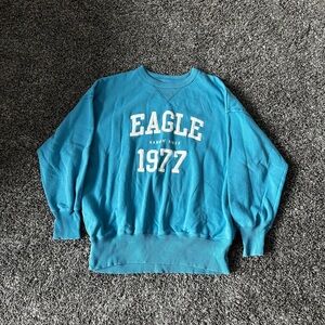 American Eagle Outfitters Blue Sweatshirt